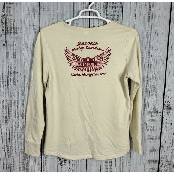 Women's Harley Davidson Short Sleeve And Hoodie T-Shirt Lot Plus Lot of 5 Size L - Picture 7 of 7